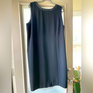 Laura Scott 20W Black Sleeveless Dress